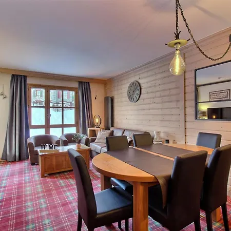 Apartment T3 Arc 1950 Skis Aux Pieds Sauna, Hammam, Jacuzzi